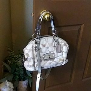 Coach Canvas and Sequin Bag 💚HP💚